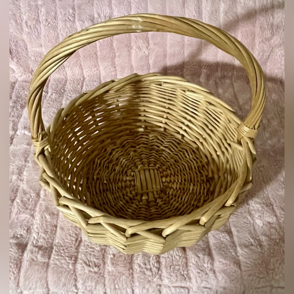 Thick And Strong Woven Basket with Handle